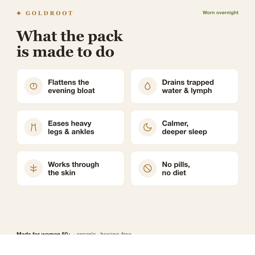 What the Goldroot pack is made to do