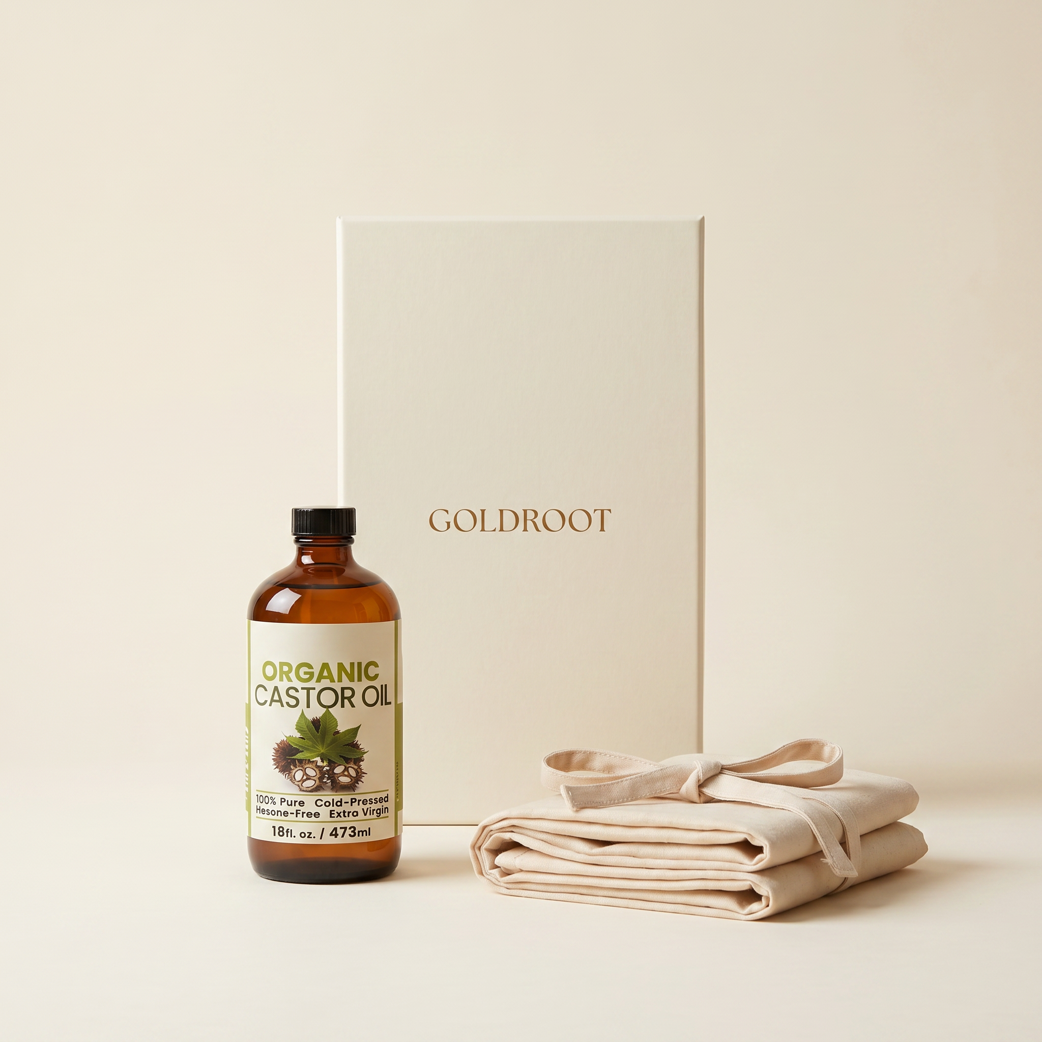 Goldroot castor oil pack kit